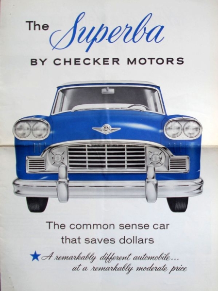 Checker Superba Modelprogram 1960 Carbrochure (8286)
